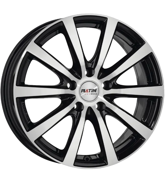 PLATIN Wheels P 69 Black Polished 6,00x15 5x100,00 ET38,00