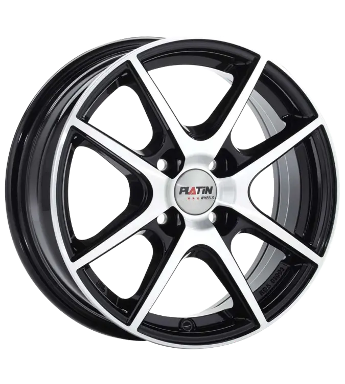 PLATIN Wheels P 73 Black Polished 5,50x14 4x100,00 ET35,00