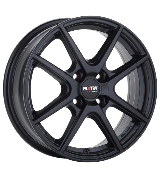 PLATIN Wheels P 73 Matt Black 5,50x14 4x100,00 ET43,00