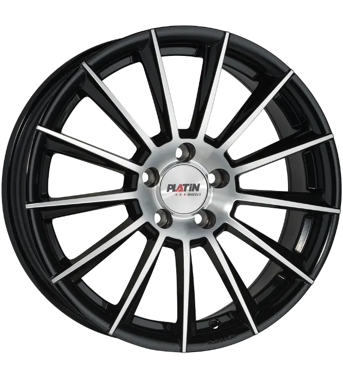 PLATIN Wheels P 74 Black Polished 7,50x18 5x112,00 ET49,00