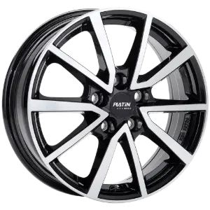 PLATIN Wheels P 95 Black Polished 6,50x16 5x112,00 ET43,00