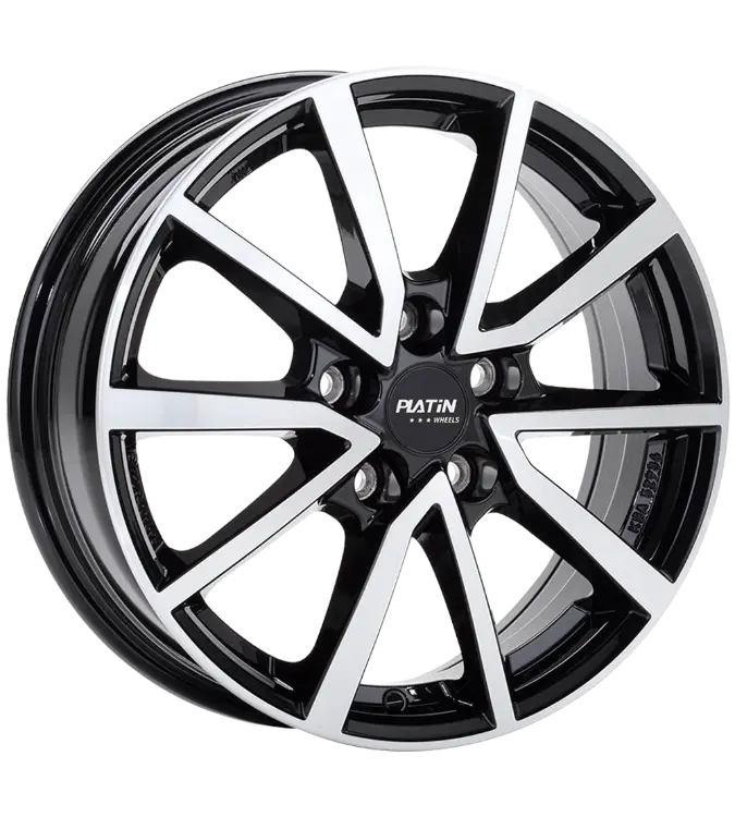 PLATIN Wheels P 95 Black Polished 6,00x16 5x100,00 ET45,00
