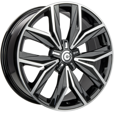 Carbonado Disco Black Polished 8,00x19 5x112,00 ET43,00