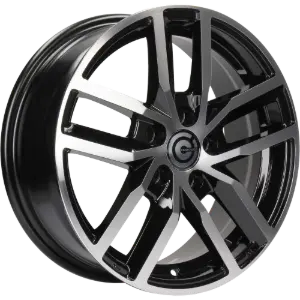 Carbonado Ice Black Polished 6,00x15 5x100,00 ET38,00