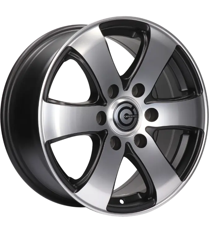 Carbonado Mammuth Matt Black Polished 7,00x16 6x130,00 ET50,00