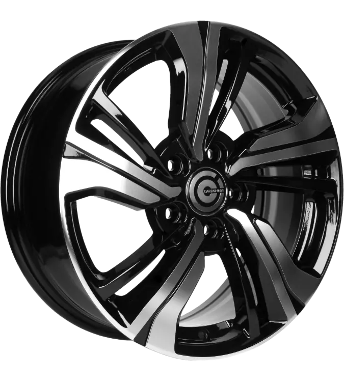 Carbonado Monk Black Polished 7,00x17 5x114,30 ET45,00