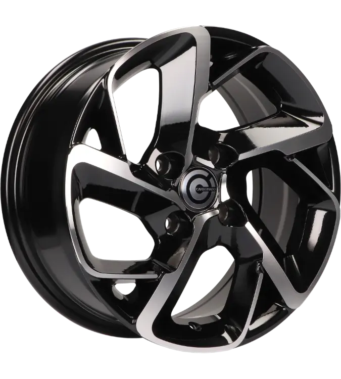 Carbonado Nantes Black Polished 6,50x15 4x108,00 ET25,00