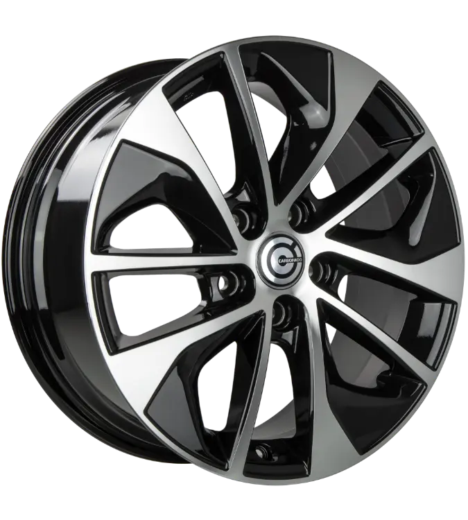 Carbonado Yakuza Black Polished 7,00x17 5x114,30 ET39,00