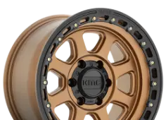 KMC Wheels CHASE Matt Bronze Lip Black