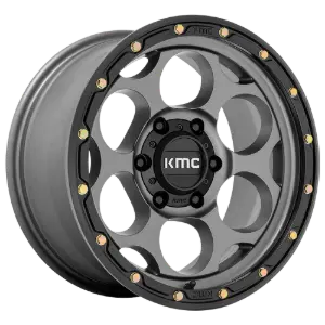 KMC Wheels DIRTY HARRY Satin Gray Lip Black 8,50x17 6x139,70 ET18,00