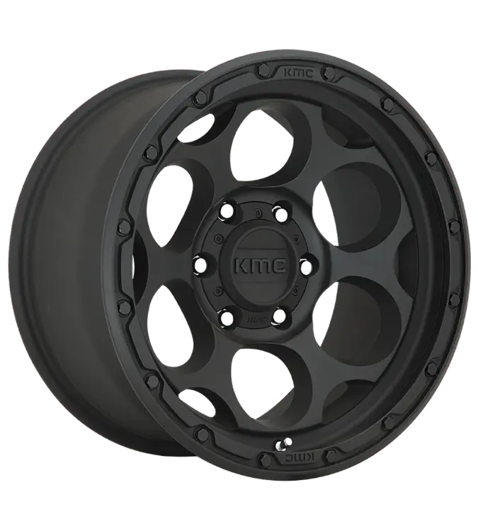 KMC Wheels DIRTY HARRY Textured Black 8,50x18 6x114,30 ET18,00