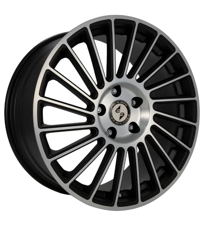 Eta Beta Venti-R Matt Black Polished 7,50x18 5x100,00 ET38,00