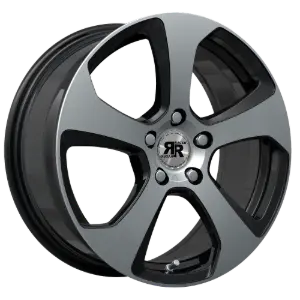 Racer FIVE Black Polished 7,50x17 5x112,00 ET42,00