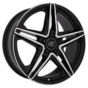 MSW 31 Black Polished 8,00x19 5x112,00 ET48,00