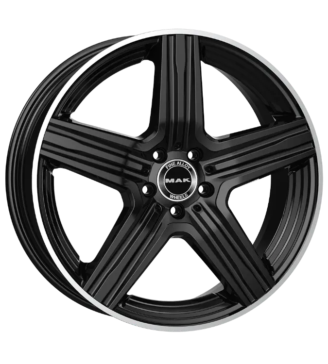 MAK Lewis Black Lip Mirror 9,00x18 5x112,00 ET30,00