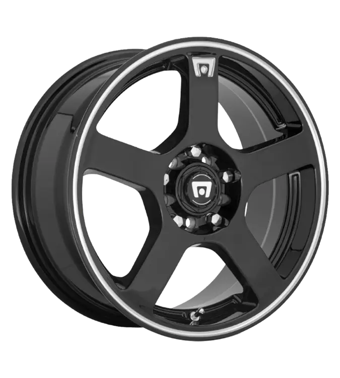 MOTEGI RACING FS5 Gloss Black Lip Machined 7,00x17 5x100,00 ET40,00