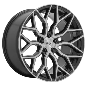 Niche MAZZANTI Gloss Black Brushed 10,00x22 5x112,00 ET20,00
