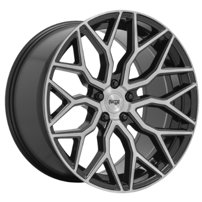 Niche MAZZANTI Gloss Black Brushed 9,00x20 5x112,00 ET38,00