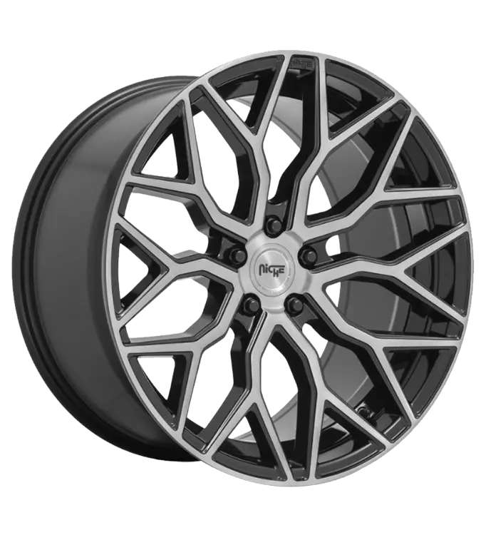 Niche MAZZANTI Gloss Black Brushed 9,00x20 5x112,00 ET38,00
