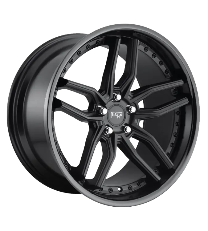Niche METHOS Gloss Black Matt Black 10,50x20 5x120,00 ET35,00