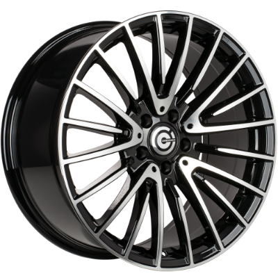 Carbonado Inex Black Polished 8,00x17 5x112,00 ET35,00