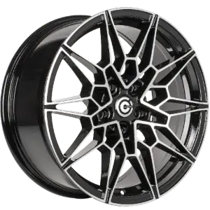 Carbonado Solid Black Polished 8,00x19 5x120,00 ET30,00