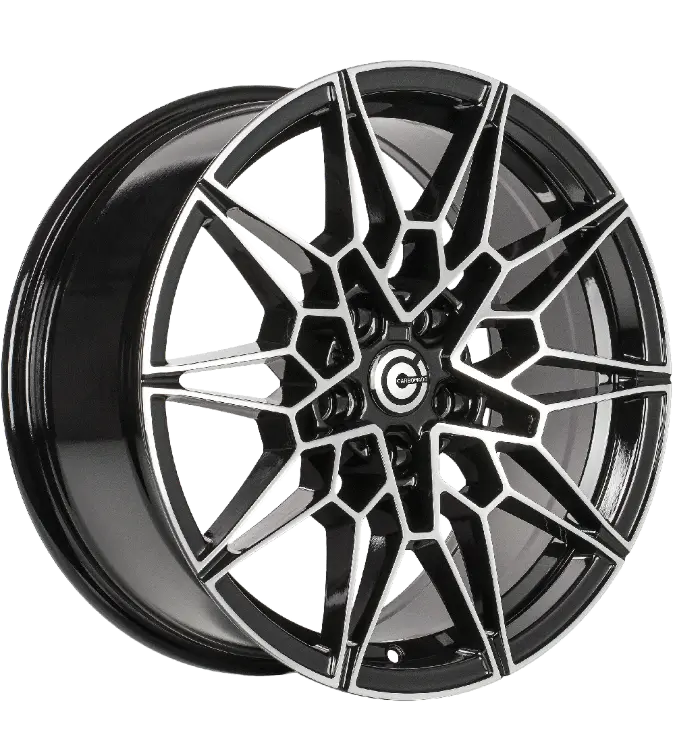 Carbonado Solid Black Polished 8,00x18 5x120,00 ET30,00