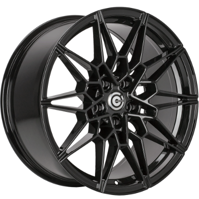 Carbonado Solid Black Glossy 8,00x19 5x112,00 ET28,00