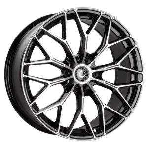WRATH WHEELS WF-16 Black Polished 8,00x18 5x112,00 ET38,00