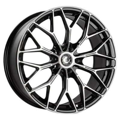 WRATH WHEELS WF-16 Black Polished 8,00x18 5x112,00 ET38,00