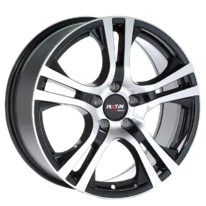 PLATIN Wheels P 53 Black Polished 6,00x15 4x100,00 ET45,00