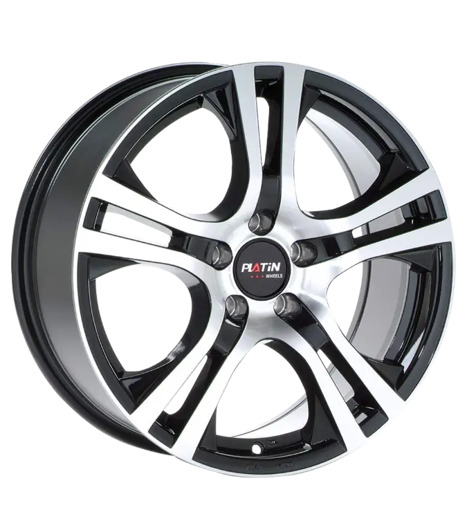 PLATIN Wheels P 53 Black Polished 6,00x15 4x100,00 ET45,00
