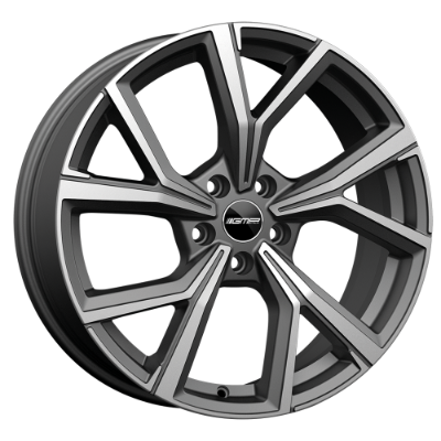 GMP Italia MENTOR Matt Anthracite Diamond 7,00x17 5x108,00 ET42,00