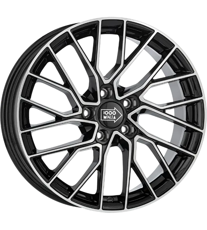 Mille Miglia MM1024 Black Polished 8,00x18 5x108,00 ET45,00
