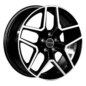 AVUS Racing AC-519 - Black Polished 7,00x17 5x108,00 ET40,00