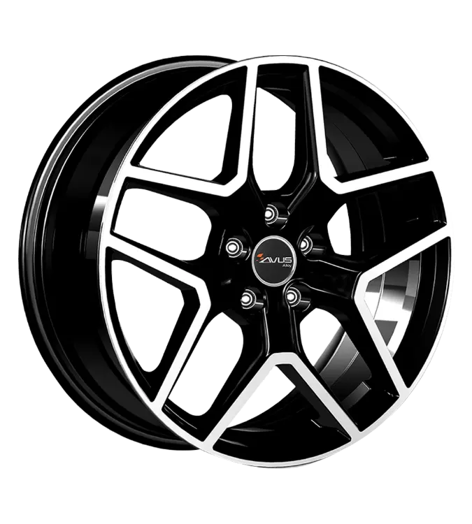 AVUS Racing AC-519 - Black Polished 7,00x17 5x108,00 ET40,00
