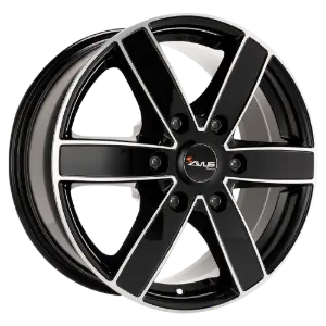 AVUS Racing AC-V61 - Black Polished 6,50x16 6x125,00 ET68,00
