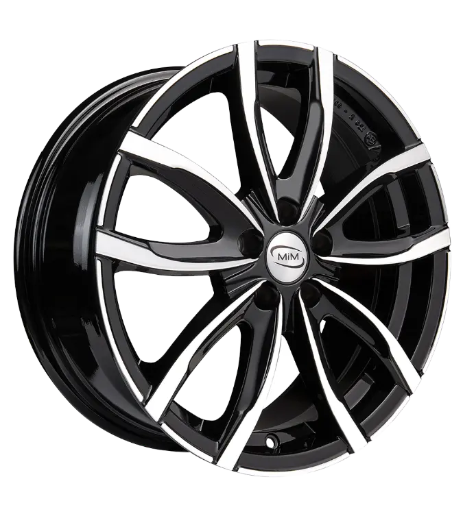 MIM EVO001 Black Polished 6,00x15 4x108,00 ET25,00