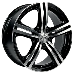 MIM MILANO EVO Black Polished 6,50x15 5x112,00 ET38,00