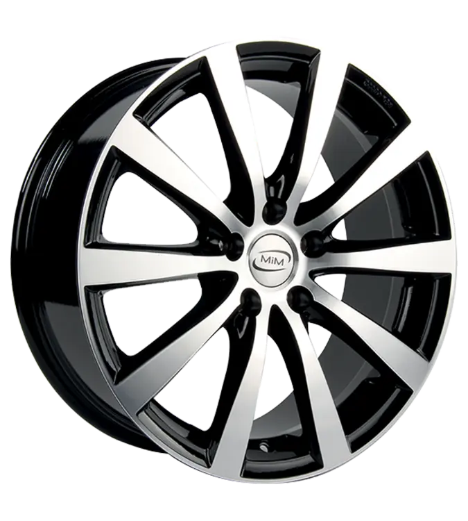 MIM MONZA Black Polished 6,50x15 4x108,00 ET42,00