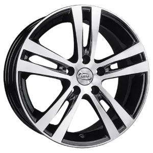 MIM SPORTING Black Polished 7,50x17 5x110,00 ET41,00