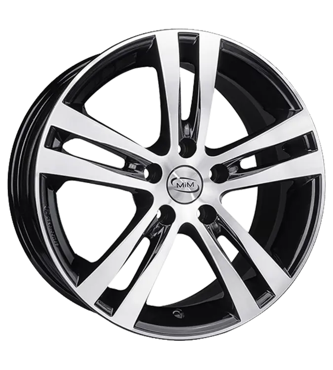 MIM SPORTING Black Polished 7,50x17 5x110,00 ET41,00