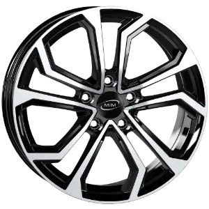 MIM ESIS Black Polished 6,50x16 5x112,00 ET45,00
