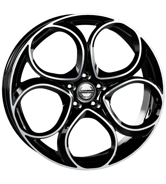 TecnoMagnesio Junior Black Polished 8,00x18 5x110,00 ET34,00