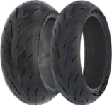 Zbliżenie bieżnika Michelin Power 6 240/45ZR17 (82 W) Tył TL