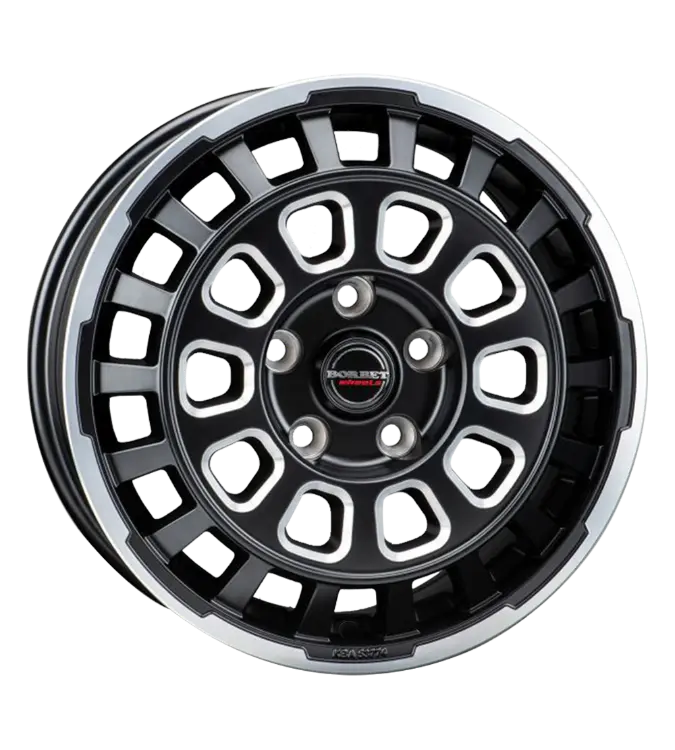 Borbet CW7 black rim window polished matt 7,50x18 5x130,00 ET53,00