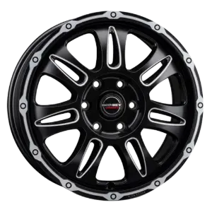 Borbet CW8 black rim window polished matt 8,00x18 6x139,70 ET35,00