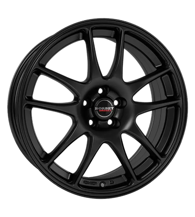 Borbet RS black matt 7,00x17 4x100,00 ET45,00