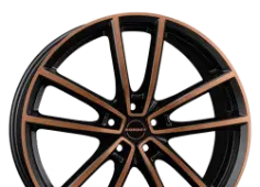 Borbet W black copper polished matt
