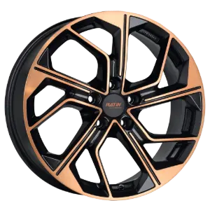 PLATIN Wheels P 116 Black Copper Polished 8,00x18 5x112,00 ET40,00